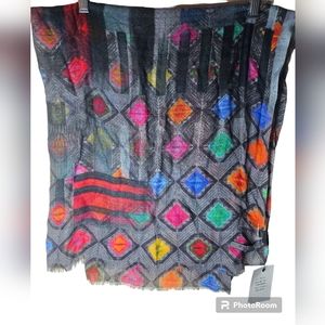 Maude Vivante women's multi colour scarf one size